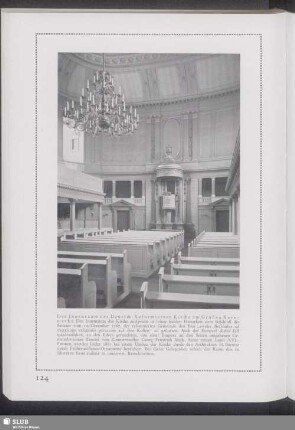 Der Innenraum der Deutsch-Reformierten Kirche am Großen Kornmarkt