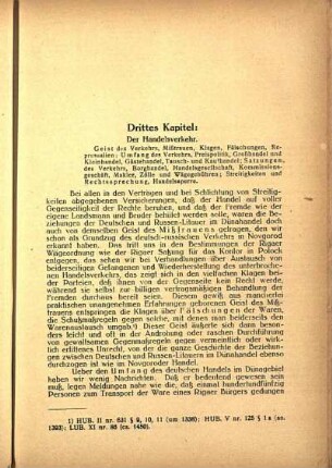 Drittes Kapitel: Der Handelsverkehr.
