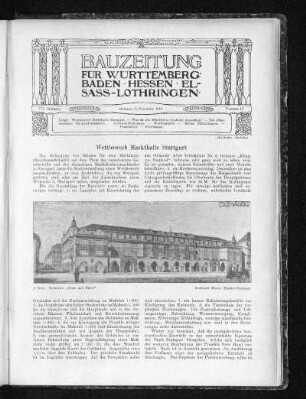 Wettbewerb Markthalle Stuttgart