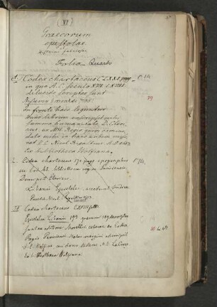 (VI) Graecorum epistolae.