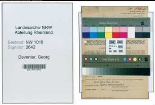 Entnazifizierung Georg Deventer , geb. 18.12.1895 (Kaufmaennischer Angestellter)