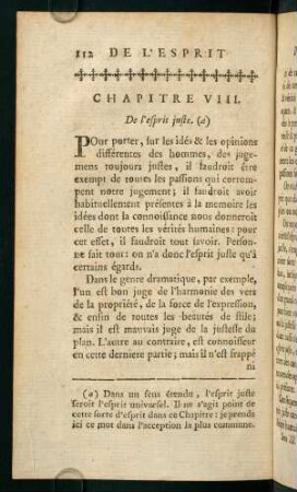 112-124, Chapitre VIII. De l'esprit juste. (a)