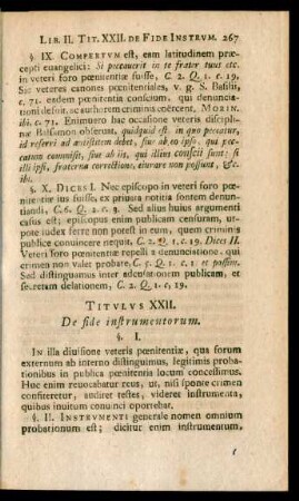 Titulus XXII. De fide instrumentorum.