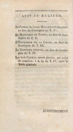 Avis au relieur