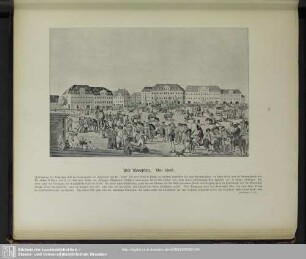 Der Rossplatz. Um 1800