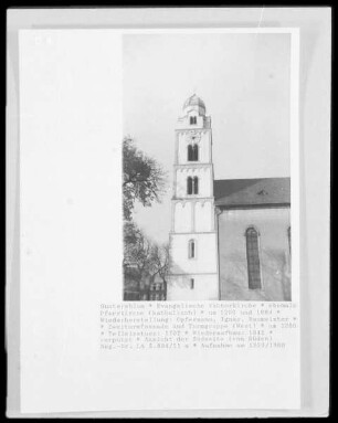 Evangelische Pfarrkirche & Ehemals Sankt Victor — Südturm