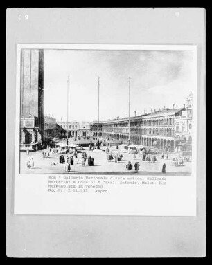 Der Markusplatz in Venedig