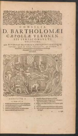 Consilia D. Bartholomaei Caepollae Veronensis ...