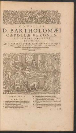 Consilia D. Bartholomaei Caepollae Veronensis ...