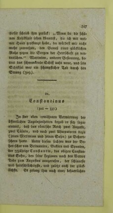 21. Constantinus