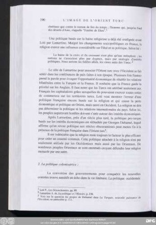 2. La politique colonisatrice :