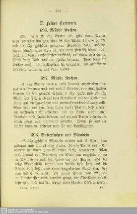 F. Feines Backwerk