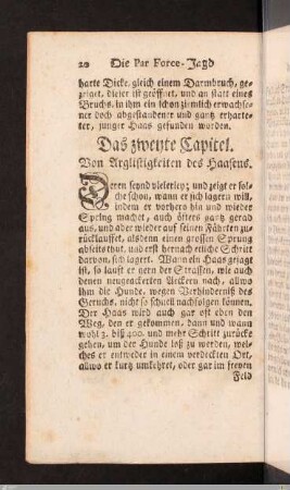 Das zweyte Kapitel.