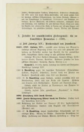 2. Zeitalter der unumschränkten Fürstengewalt: bis zur französischen Revolution (-1789)