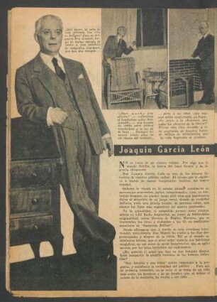Joaquín García León retorna a la infancia...