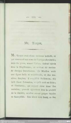 Mr. Turgot