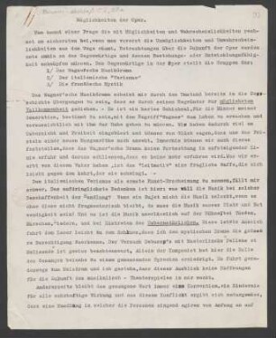 Möglichkeiten der Oper