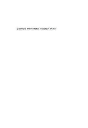 Sprache und Kommunikation im digitalen Zeitalter. Rede anlässlich der Verleihung des Konrad-Duden-Preises der Stadt Mannheim am 14. März 2012. Laudatio von Ludwig M. Eichinger