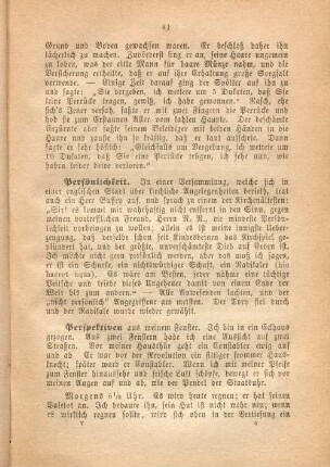 Persönlichkeit.