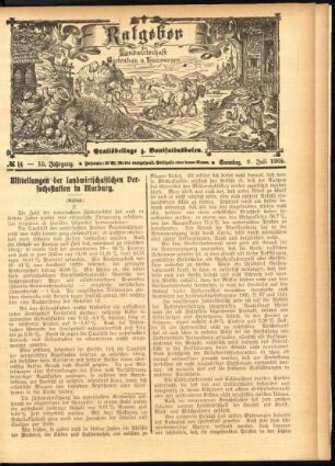 Ausgabe vom Sonntag, den 09. Juli 1905.