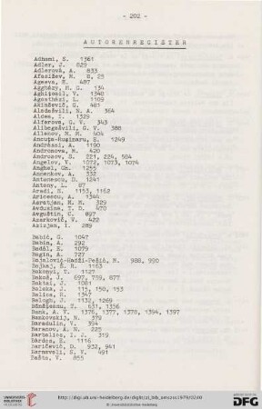 Autorenregister