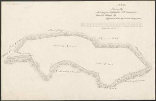 Situations-Plan uiber die Grenze der Herrschaftlichen Wald-Districte um den Huitten und Windberger Hof
