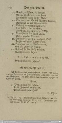 Der 106. Psalm