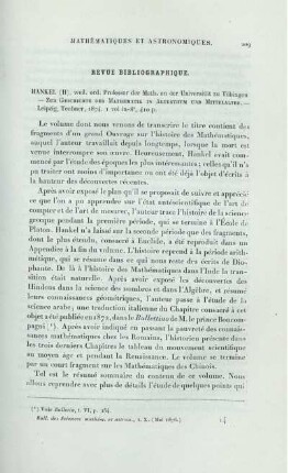 Revue Bibliographique
