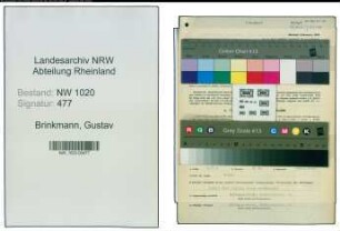 Entnazifizierung Gustav Brinkmann , geb. 02.03.1888 (Kaufmaennischer Angestellter)