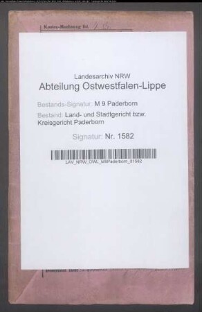Erblasser: Kössmeyer, Bernard: