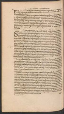 De Sacramento Poenitentiae. Cap. 31. - De Sacramento Extremae Unctionis. Cap. 35.