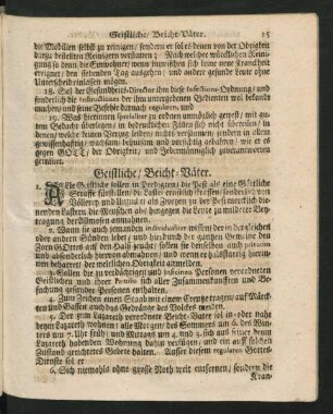 Geistliche/ Beicht-Väter
