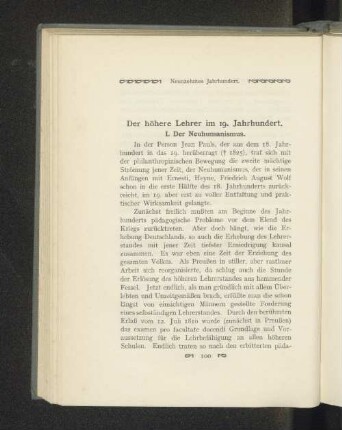 Der höhere Lehrer im 19. Jahrhundert.