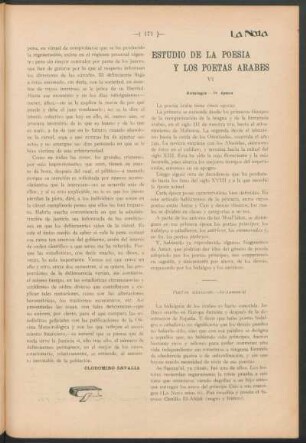 Estudio de la poesía y los poetas árabes - VI
