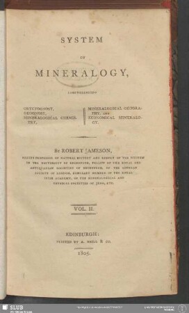 2: A system of mineralogy
