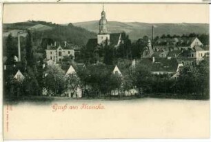 Kreischa. Blick nach Kreischa