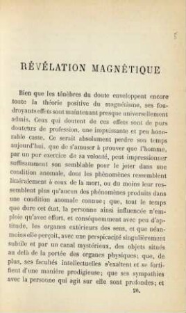 Révélation magnétique