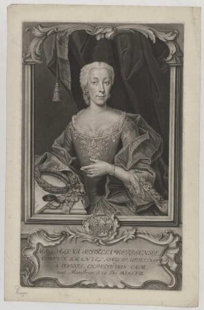 Bildnis der Magdalena Sibylla Weissensee