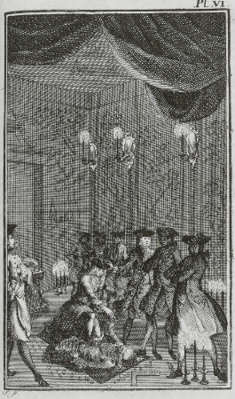 Aufnehmung des Meisters. Planche VI, nach S. 86