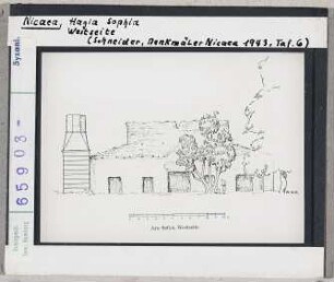 Nicäa: Hagia Sophia, Westseite