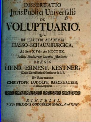 Diss. iuris publ. univ. de voluptuario
