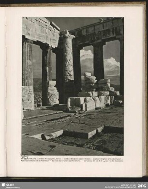 Südliche Ringhalle des Parthenon