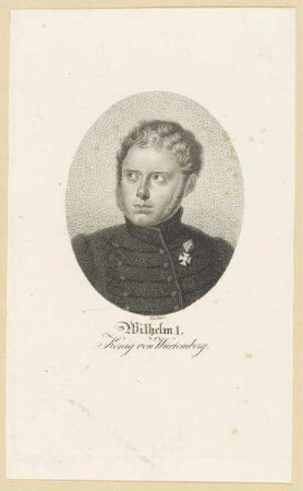 Bildnis des Wilhelm I. König von Würtemberg