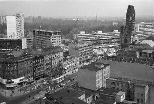 Berlin: Blick vom Allianzhochhaus auf Kurfürstendamm