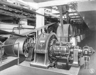 Gleichstrommotoren mit aufgebautem Anlaßschalter für Schiffszwecke (Siemens-Schuckertwerke) : Technikgeschichte | Elektrotechnik | Verbrauch elektrischer Energien | Elektromotoren