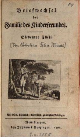 Briefwechsel der Familie des Kinderfreundes, 7