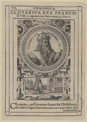 Bildnis des Clotarivs Rex Francorvm