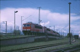 Angermünde Rbf. Lok 155 072 Lok Baureihe 155 Ablaufberg