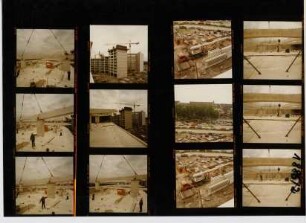 Platzbebauung Hauptbahnhof Düsseldorf Ostseite - Parkhaus, 1985