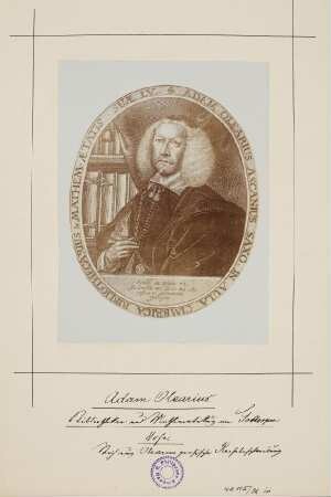 Bildnis von Adam Olearius (1599-1671)